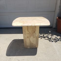 Vintage Marble Side Table 