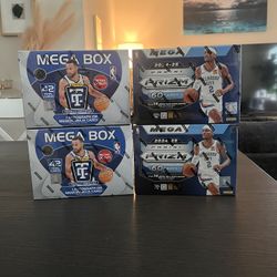 2024-2025 Panin Prizm Topps Certified Basketball Mega Boxes