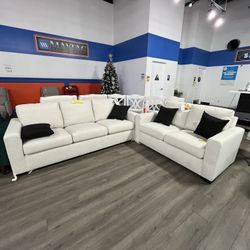ON SALE THIS WEEK ONLY & MORE  ! 2 PC SET LOVESEAT AND SOFA ! U CAN FINANCE NO CREDIT NEEDED