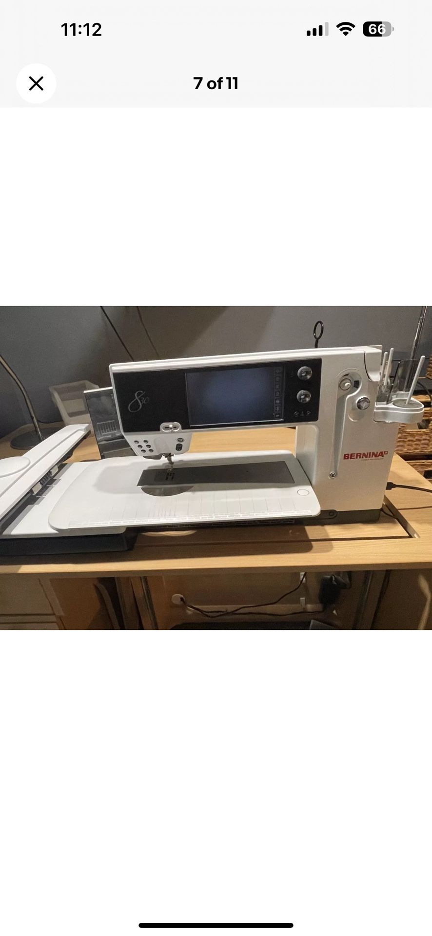 Bernina 830 Top-Tier Sewing/Quilting/Embroidery Machine