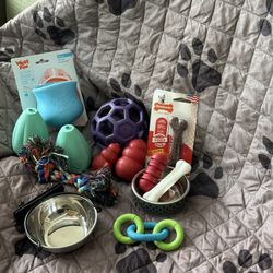 Puppy Love Set (sofa cover, Kongs, zogoflex, nylabone and more!)