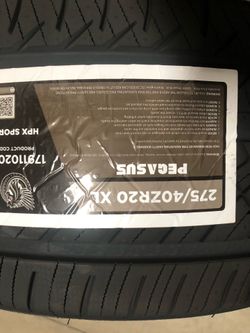 Brand New Tires (1) Pegasus HPX Sport (275/40R20XL) (Single) ($96)