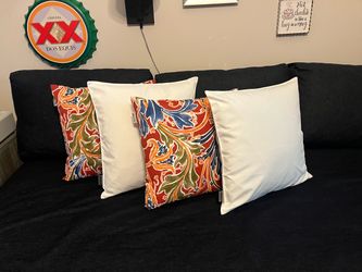 New Decorative Throw Pillows Set of 4, 18”x 18”