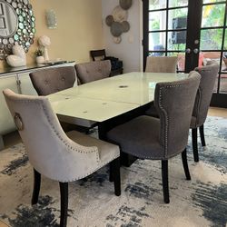 Inspiration Glass Top Dining Table With Chairs