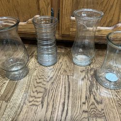Glass Vases $3.00