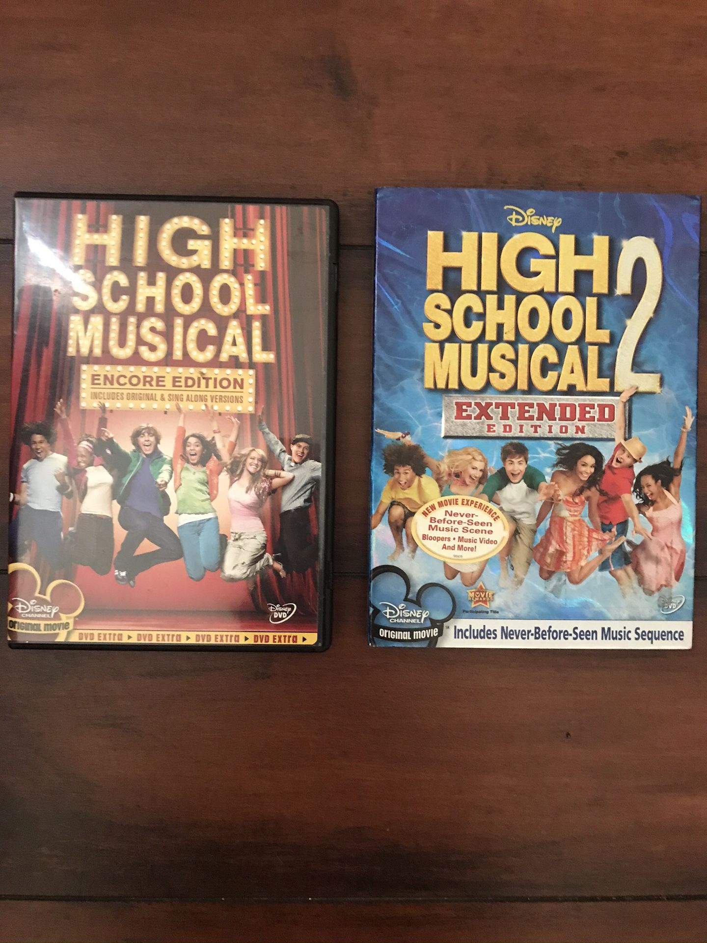 BACK TO SCHOOL DVDs - High School Musical (1st and 2nd)