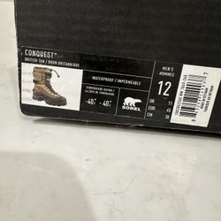 Sorel Winter Boots Conquest Men’s Size 12