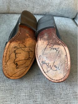 Michael Jackson Signed Authentic Autograph Loafers RARE