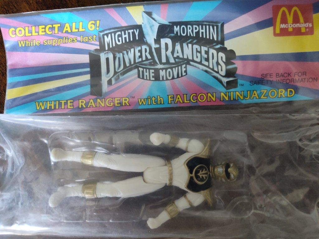 4 Power Ranger McDonald's Toys 2 Red Ones