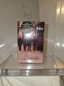 The Beatles Live At The BBC 2 cassette combo vintage