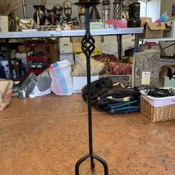 Wrought Iron Candle Holder 