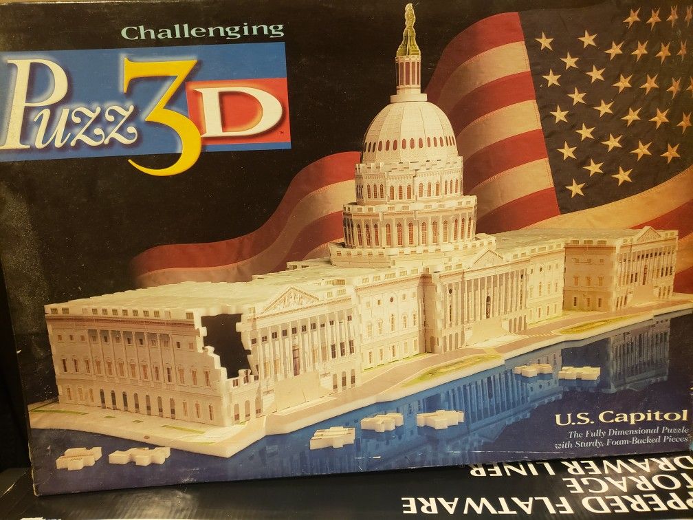 3D Puzzle Of US Capitol