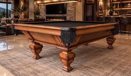 8’ Pool Table - Refurbished - Delivery & Setup Included
