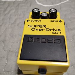 Boss SD-1 Super Overdrive Guitar Effects Pedal