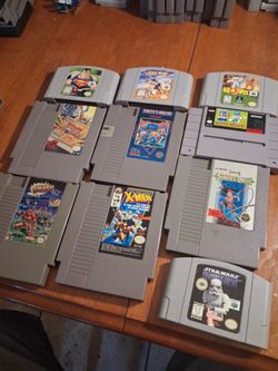 Nintendo vintage games $15 each pick up in Glendale all clean and tested pick only