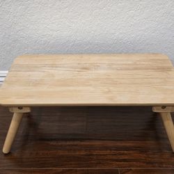 100% solid wood mini folding table