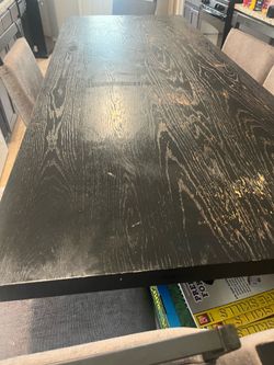 Long table/6 chairs