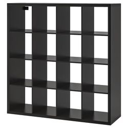 KALLAX Shelf unit, black-brown, 57 7/8x57 7/8 " $169.99