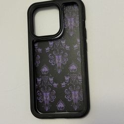 Disney Apple IPhone 14 Pro Phone Case Haunted Mansion Glow In The Dark
