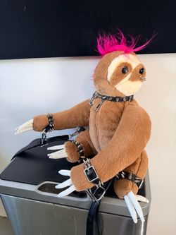 LARGE SLOTH PUNK ROCK BACKPACK