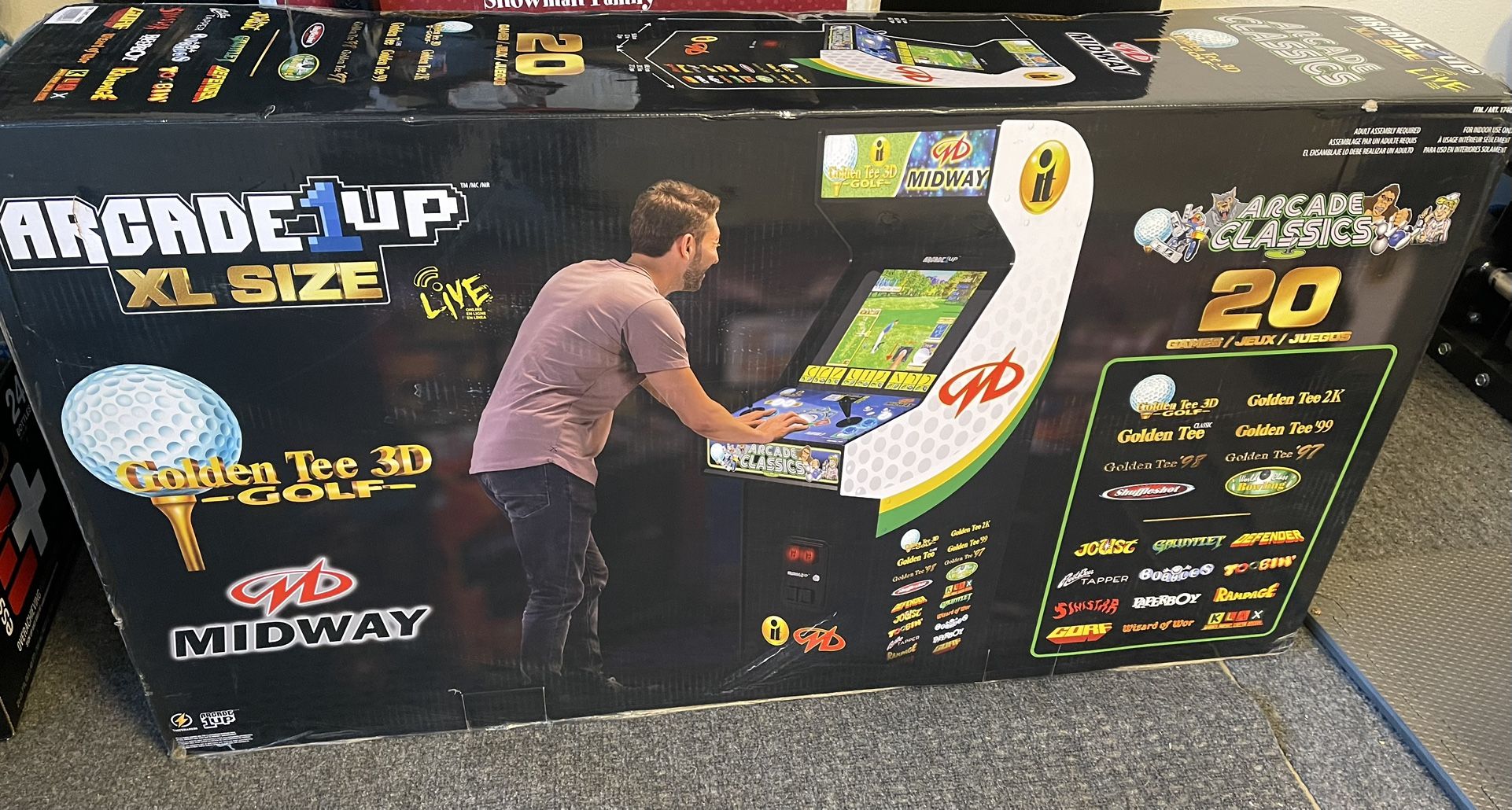 Golden Tee 3D x Midway Legacy XL Arcade Machine