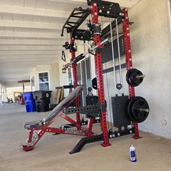 Functional Trainer / Squat Rack | Set of Weights | Adj Bench | Advance barbell | FREE DELIVERY 🚛