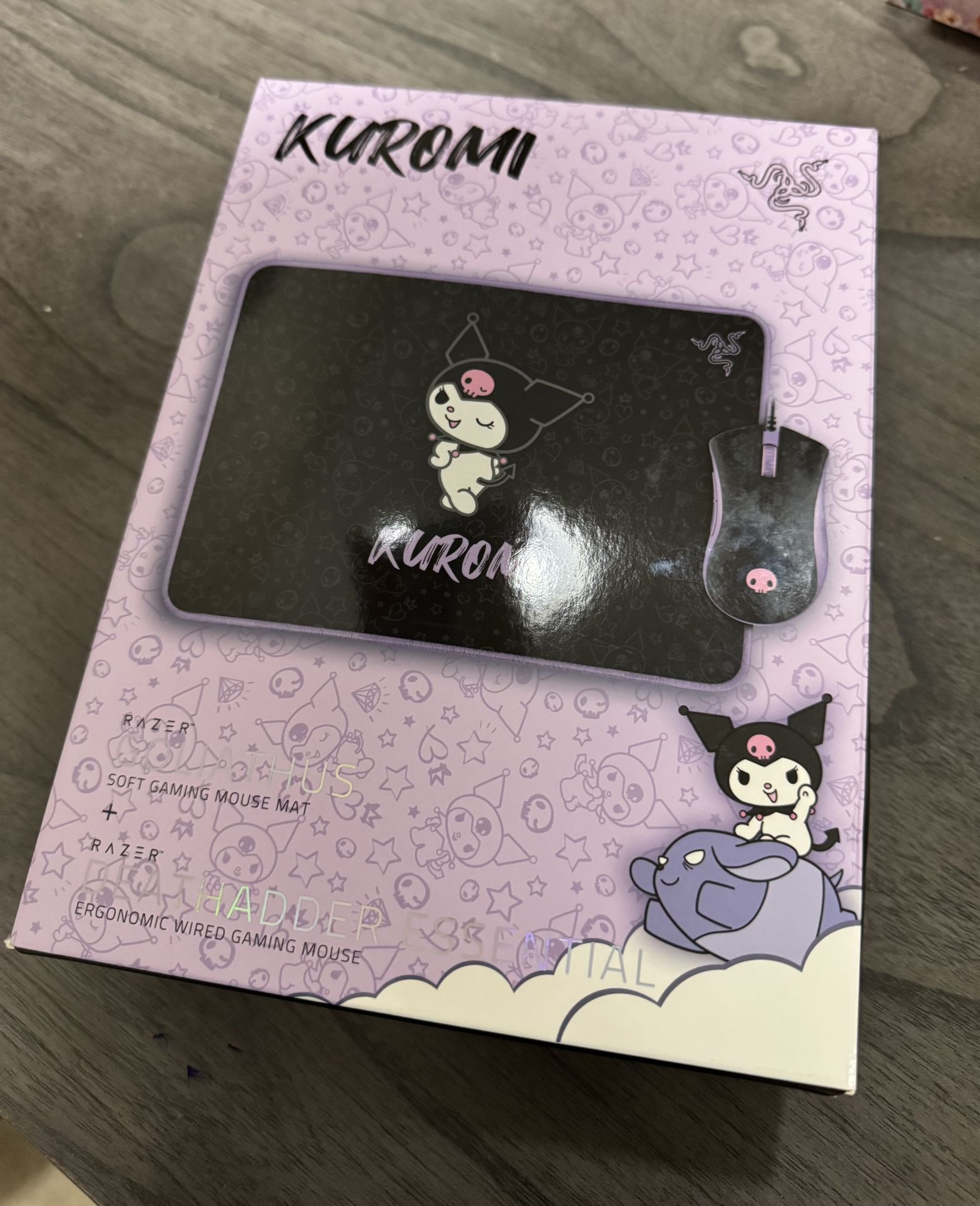 Razer Kuromi Edition Gaming Mouse + Mouse Mat Set | Limited Sanrio Collab