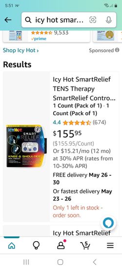  Customer reviews: Icy Hot SmartRelief TENS Therapy