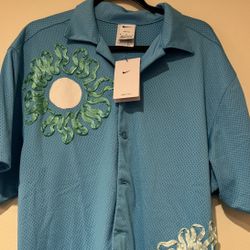 Nike Button Up Jersey Size Medium Men New 