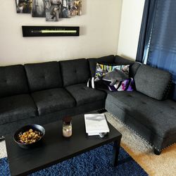 Dark Grey Couch