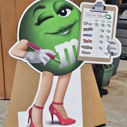 M&M CANDY STORE DISPLAY 