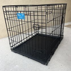 Carry Double Door Collapsible Wire Dog Crate, 30 * 21* 24