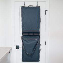CleverMade Hanging Laundry Hamper Bag with Over the Door Hooks