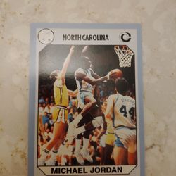 Michael Jordan college card