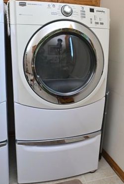 Maytag Front-Load Dryer with Pedestal