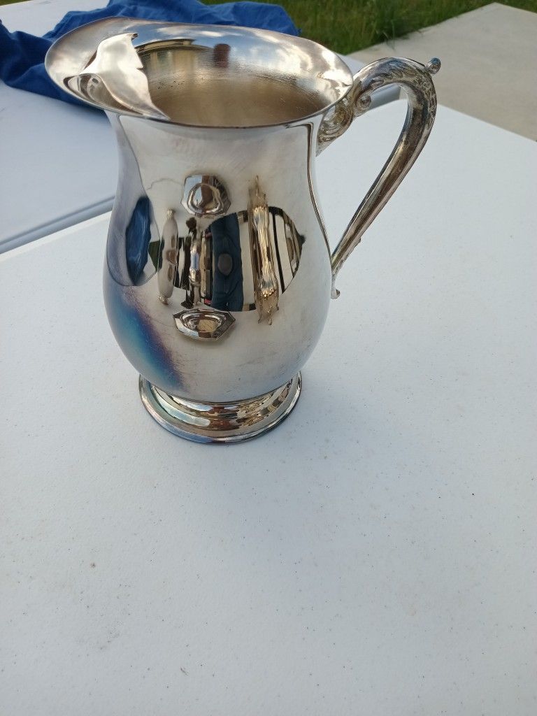 Silver Plated Water Pitcher