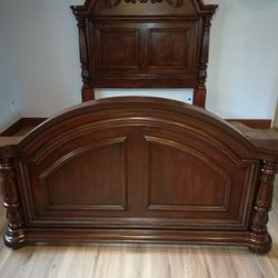 Queen Size Solid Wood Bed  Head & Frames 