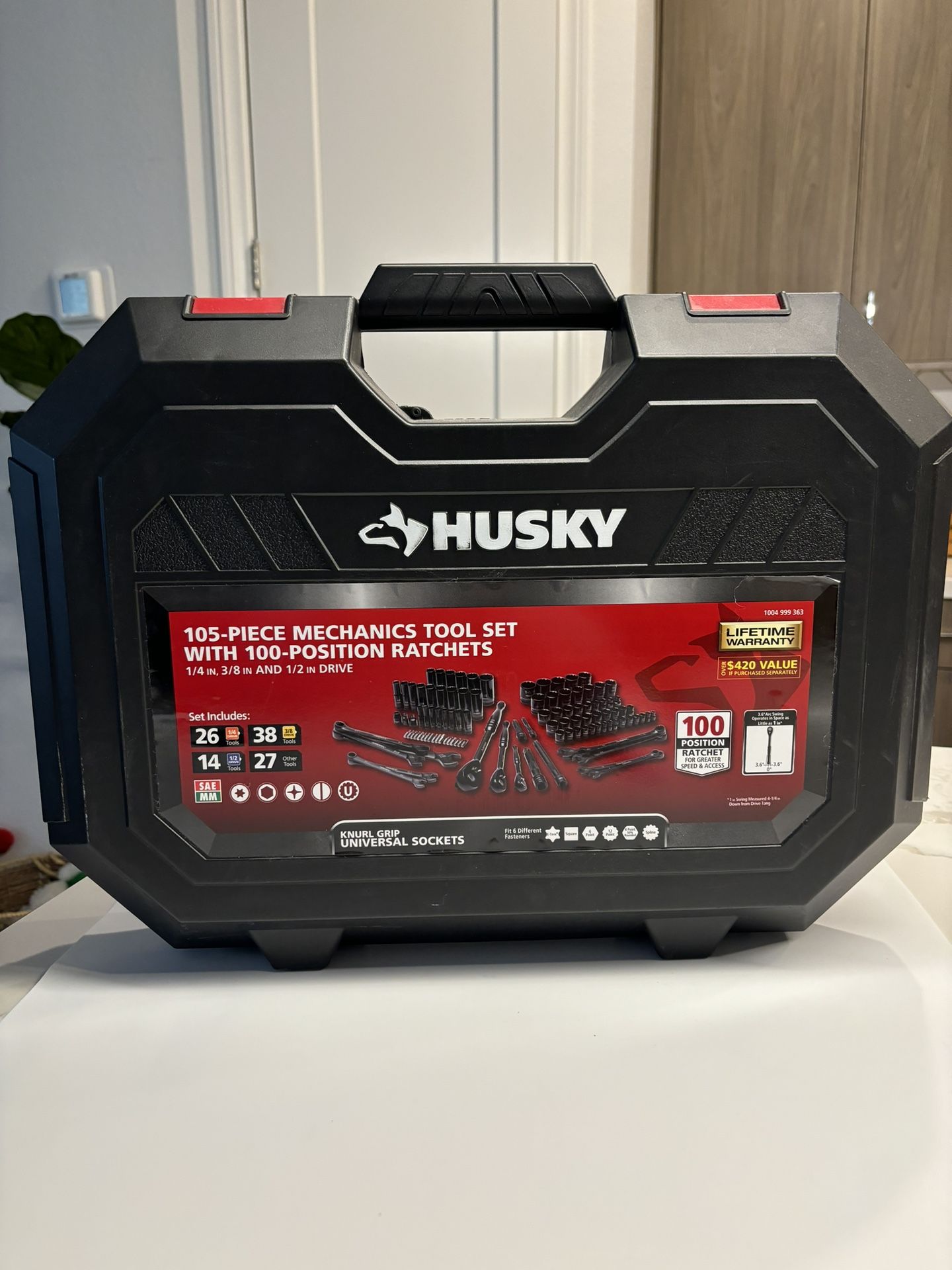 New Husky 105 Piece Mechanics Tool Set