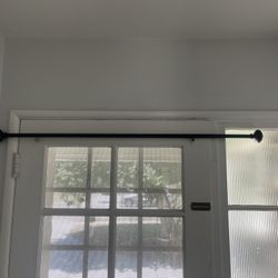 Dark Brown Curtain Rod
