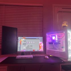 Gaming Computer Plus Monitor