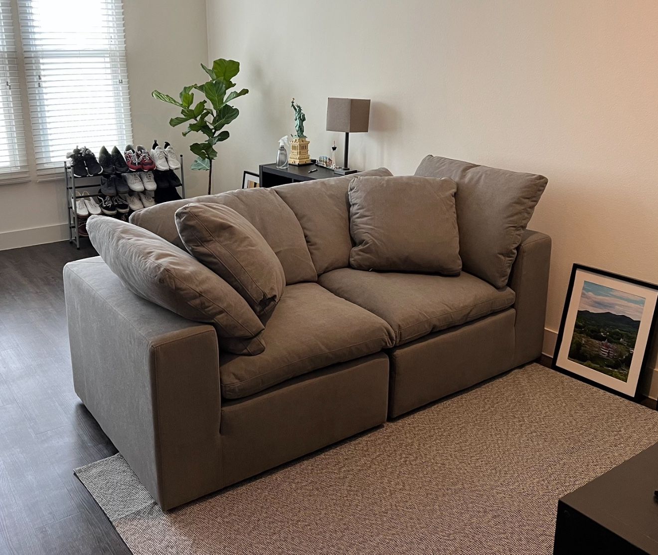 Modern Cloud Sofa - Like New!