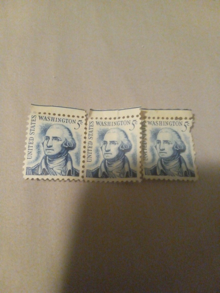 Vintage Washington Stamps 