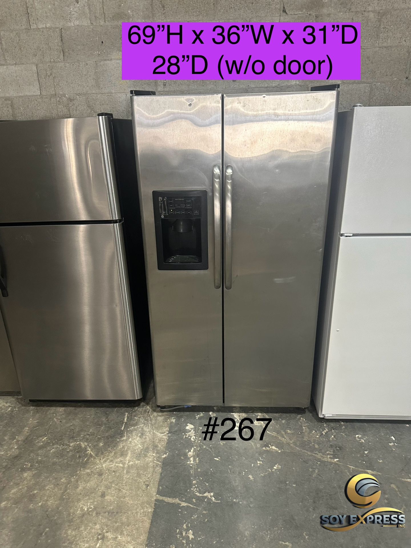 GE Refrigerator Side By Side (#267)