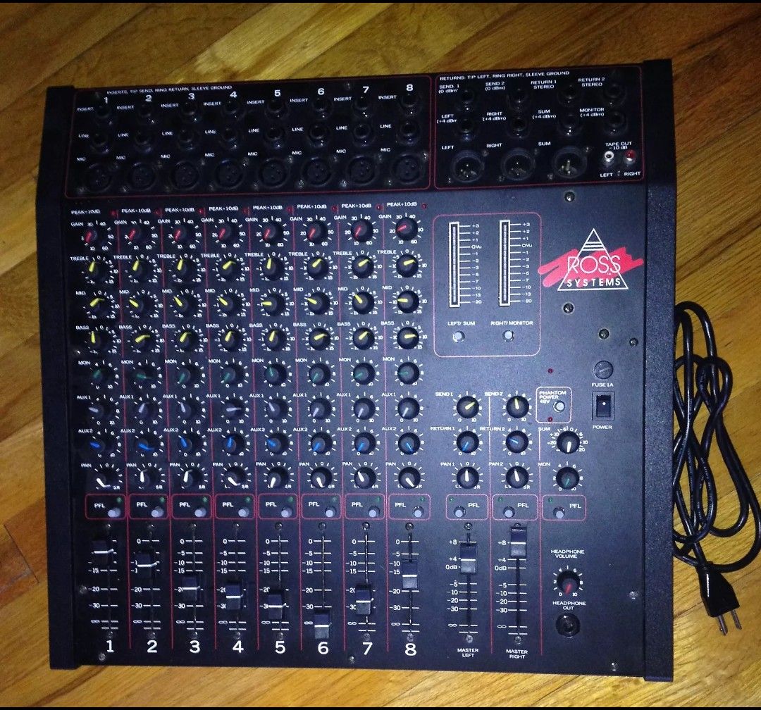 Ross systems RCS-802 music mixer