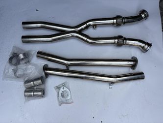97-04 Chevy Corvette 2.25'' 3 in. ID V Band Exhaust X-Pipe - Stainless Steel