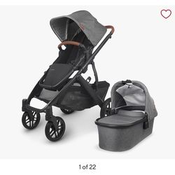 Uppababy vista v2 Double Stroller With Rumble Seat And All Extras