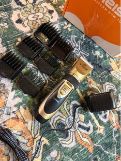 🐶 dog clippers low noise ( gold )
