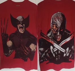 Medium X-Force Wolverine Deadpool red shirt