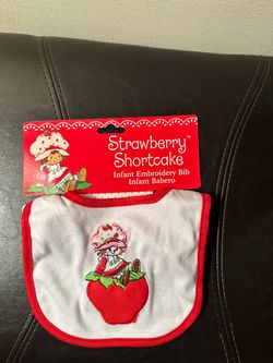 Strawberry Shortcake  and Care Bears Infant Embroidery Bib