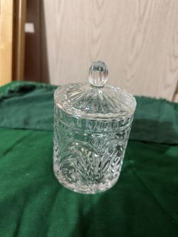 Vintage Lead Crystal Jar